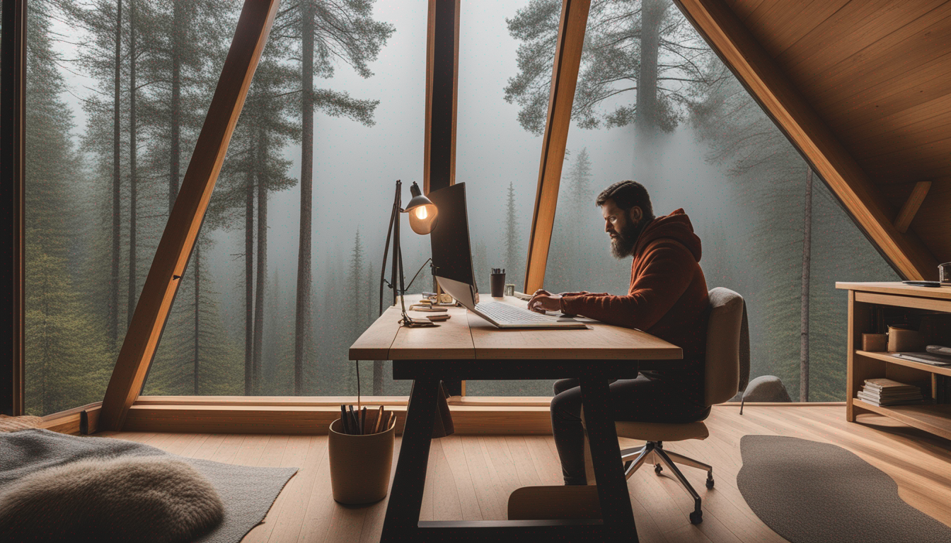 Why Your Best Work Happens 200 Miles From Home - AI Generated Illustration