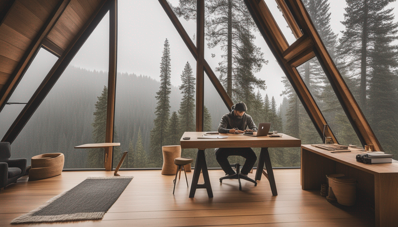 The Real Cost of the Digital Nomad Lifestyle - AI Generated Illustration